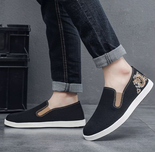 Handmade Old Beijing Cloth Shoes for Men