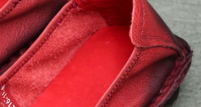 Handmade Vintage Leather Flower Shoes for Women