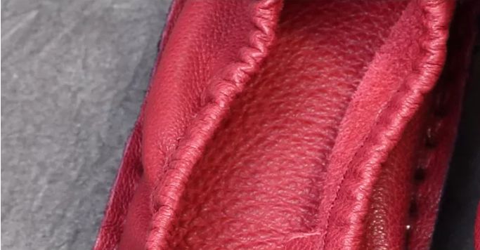 Handmade Vintage Leather Flower Shoes for Women