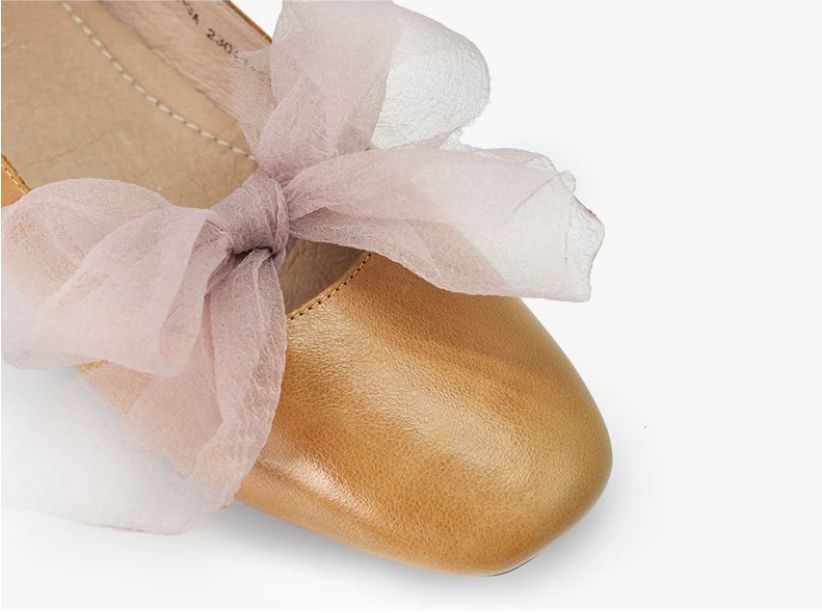Lace-up Flat Shoes Low-cut Square Bow Tie Single Shoes for Women