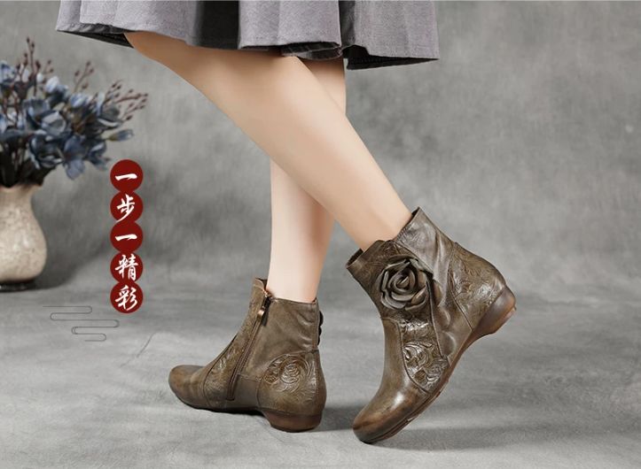 Handmade Leather Boots for Women