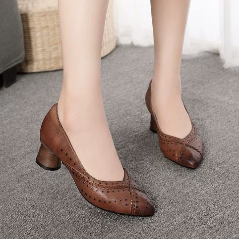 Hnadmade Vintage Leather Sandals For Women