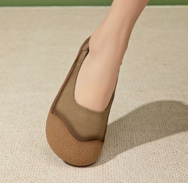 Handmade Vintage Leather Flat Shoes for Women