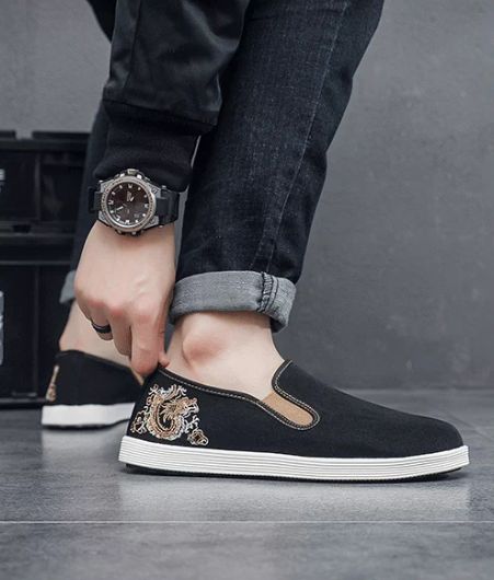 Handmade Old Beijing Cloth Shoes for Men