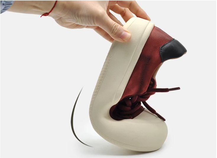 Vintage Thick-Soled Shoes Made of Genuine Leather With Big Heads and Cute Appearance Suitable For Casual Wear