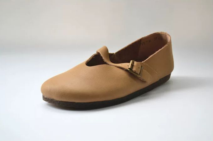 Leather One-piece Mary Jane Shoes for Women, Retro Style
