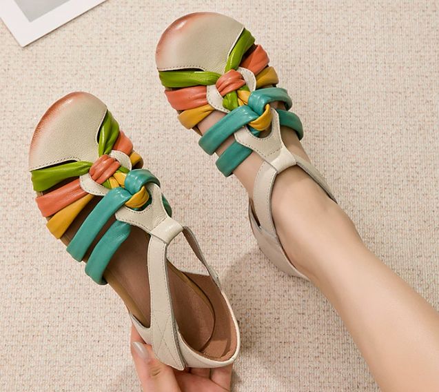 2026 Summer New Style Leather Sandals for Women