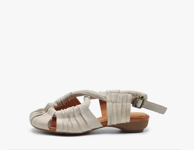 Handmade Vintage Leather Flat Sandals for Women
