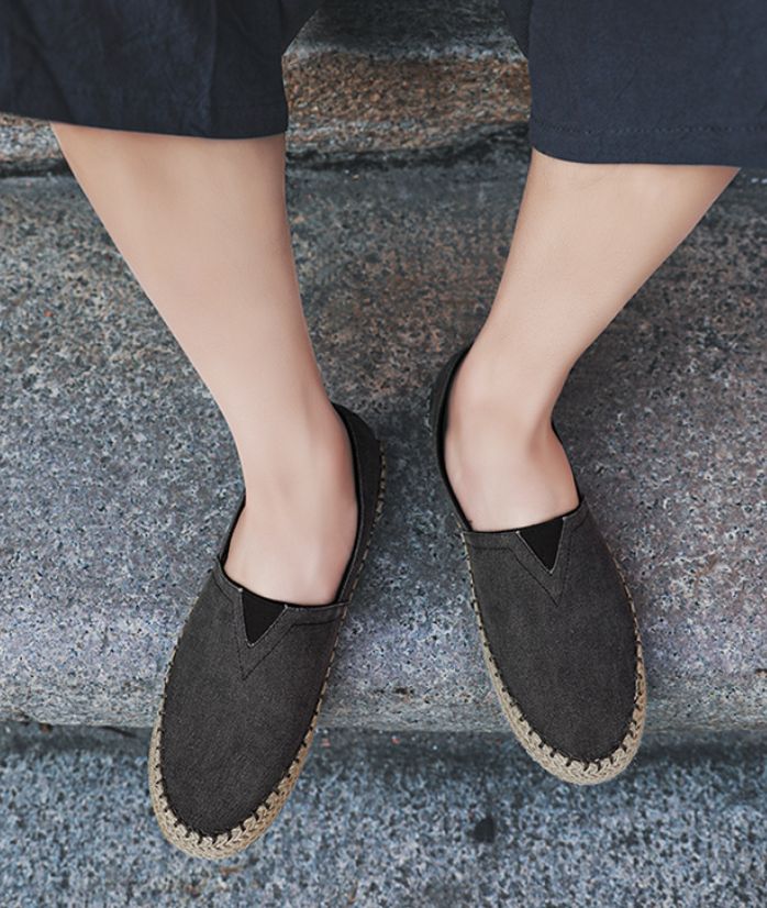 Summer Breathable Men's Casual Linen Shoes Old Beijing Style Men's shoes