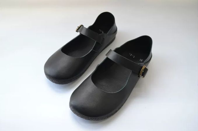 Leather Retro and Elegant Women's Mary Jane Shoes