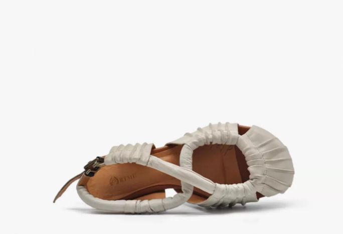 Handmade Vintage Leather Flat Sandals for Women