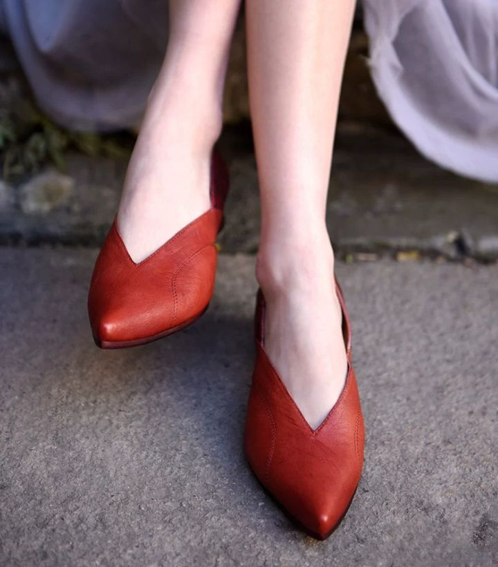 Handmade Leather Shoes For Women Comfort for All-Day Wear