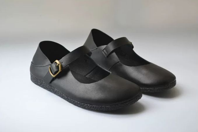 Leather Retro and Elegant Women's Mary Jane Shoes