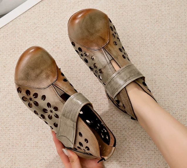 2026 Summer New Style Leather Sandals for Women