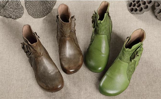 Handmade Leather Boots for Women