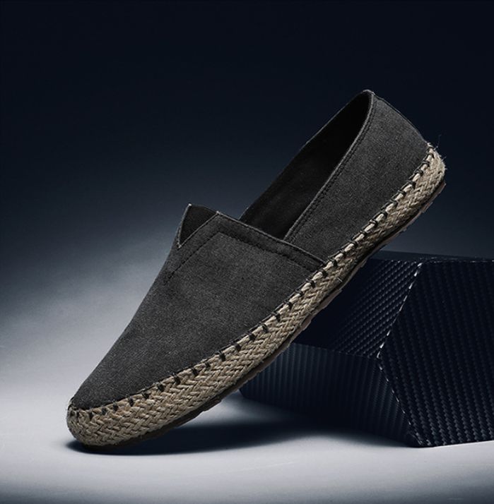 Summer Breathable Men's Casual Linen Shoes Old Beijing Style Men's shoes