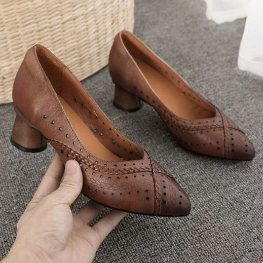 Hnadmade Vintage Leather Sandals For Women