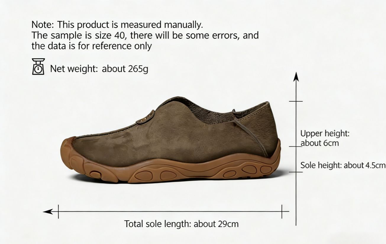 Autumn Genuine Leather Retro Men's Shoes - Cool and Casual Shoes with Breathable Soft Leather and Soft Soles