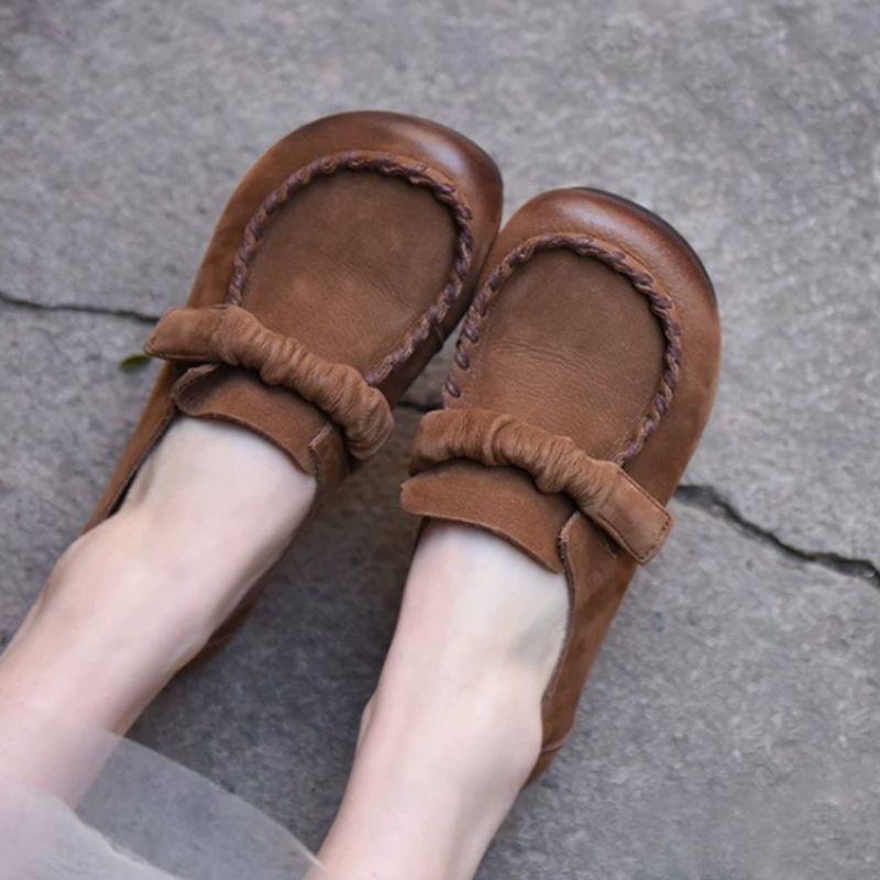 Handmade Leather Loafers fro Women Casual & Elegant